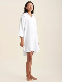 Ashley Textured Cotton Nightshirt