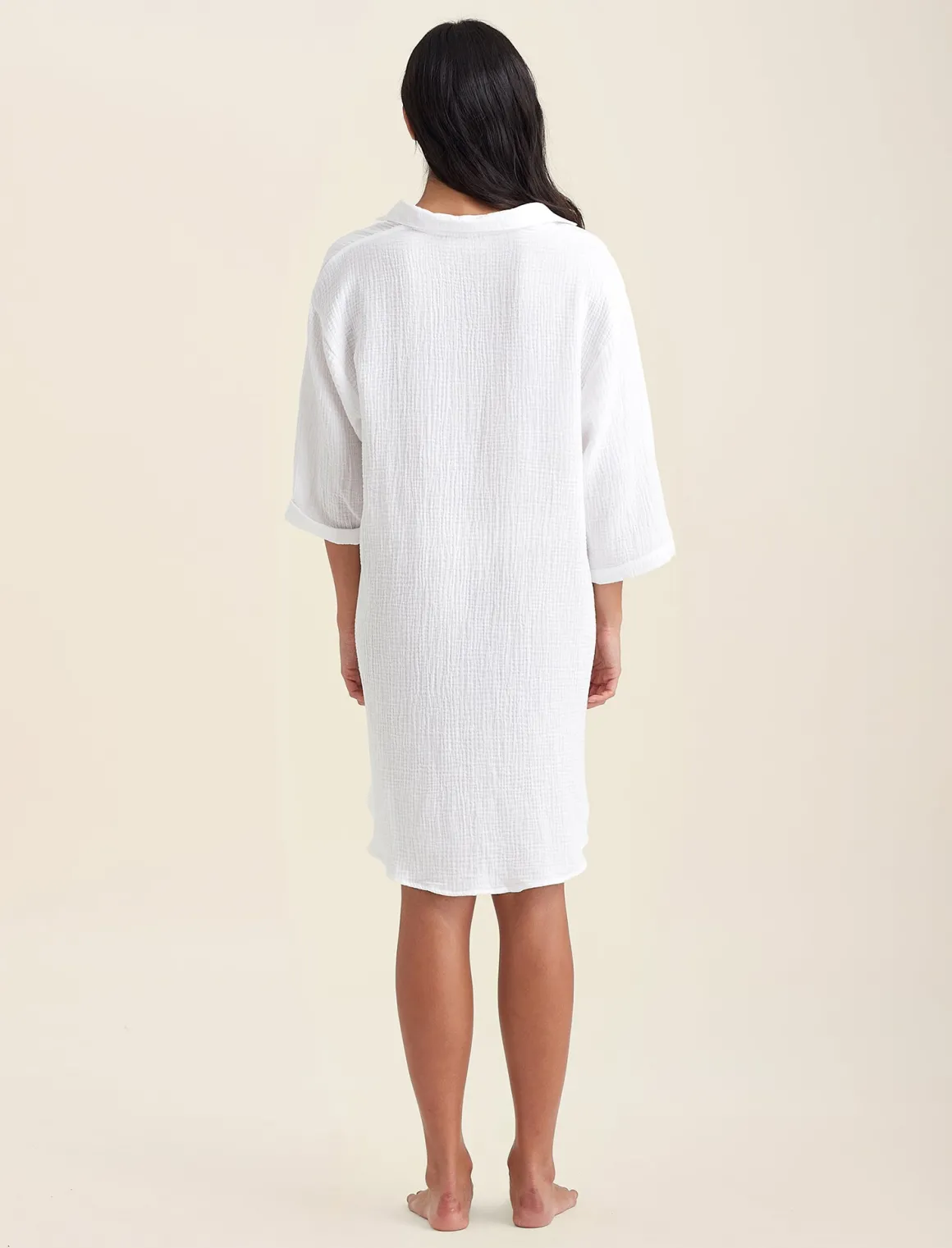 Ashley Textured Cotton Nightshirt
