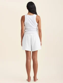 Ashley Textured Cotton Oversized Boxer Short