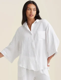 Ashley Textured Oversized Shirt