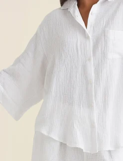 Ashley Textured Oversized Shirt