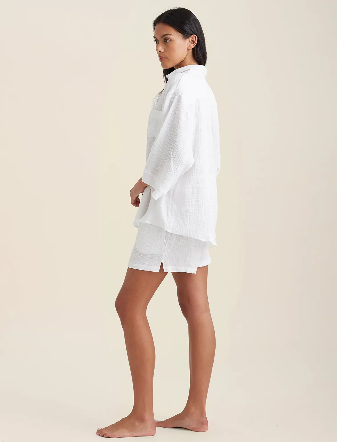 Ashley Textured Oversized Shirt