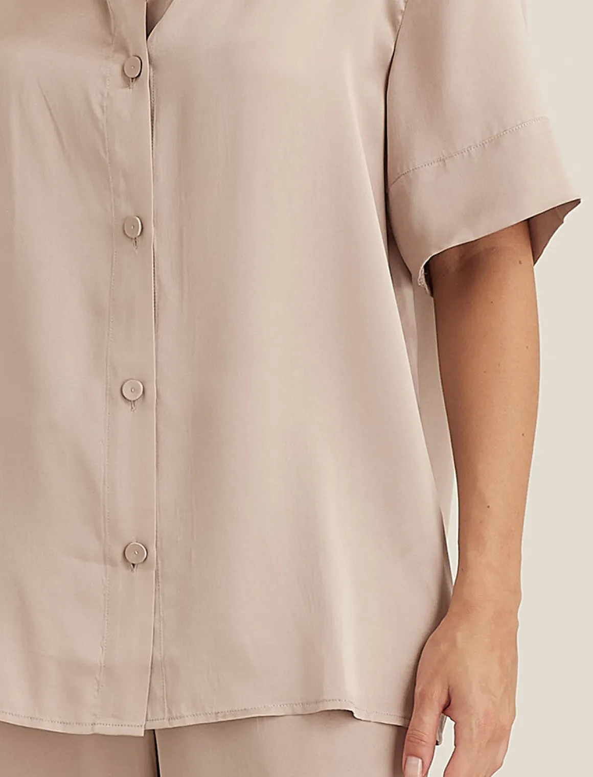 Audrey Relaxed Washable Silk Shirt
