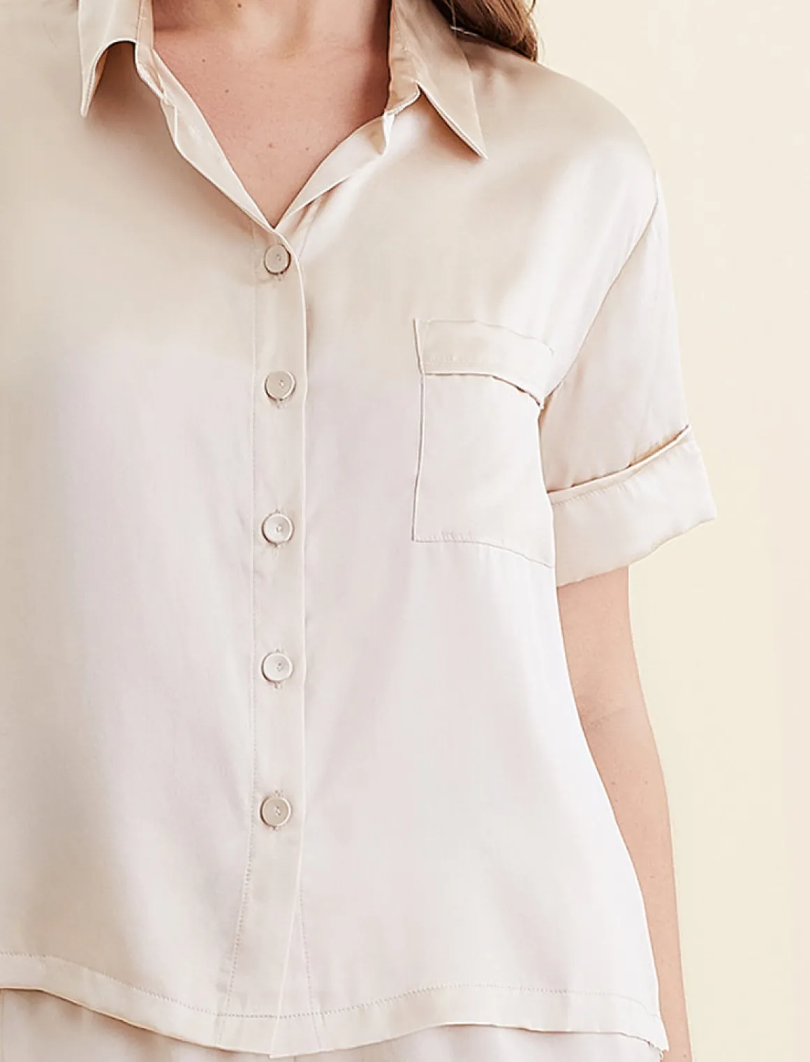 Audrey Washable Silk Boxer PJ