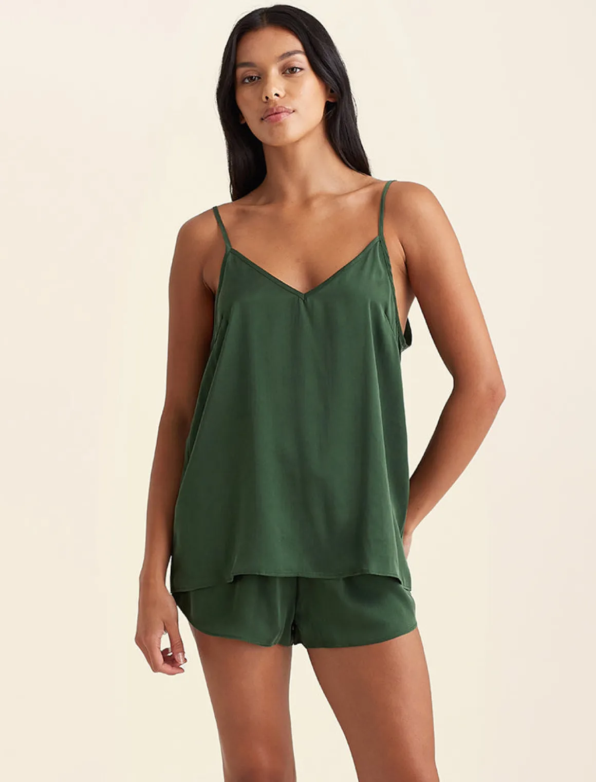 Audrey Washable Silk Cami Boxer PJ