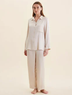 Audrey Washable Silk Full Length PJ