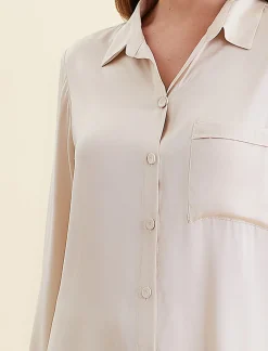Audrey Washable Silk Full Length PJ