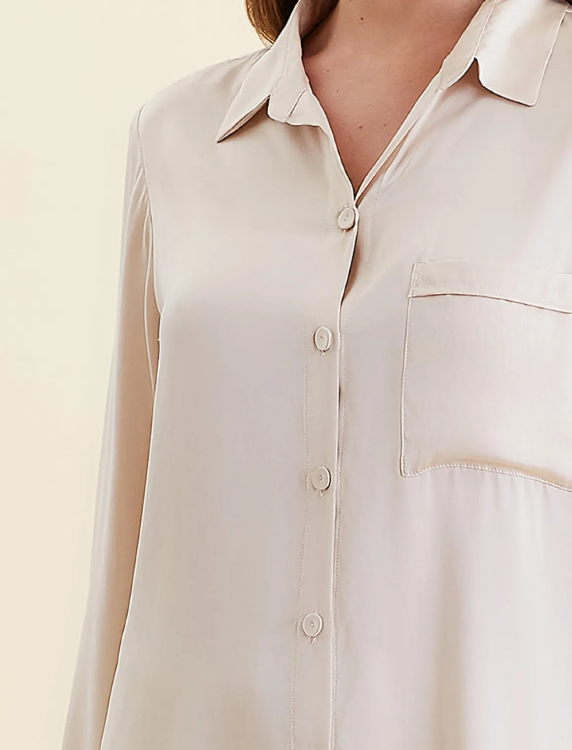 Audrey Washable Silk Full Length PJ