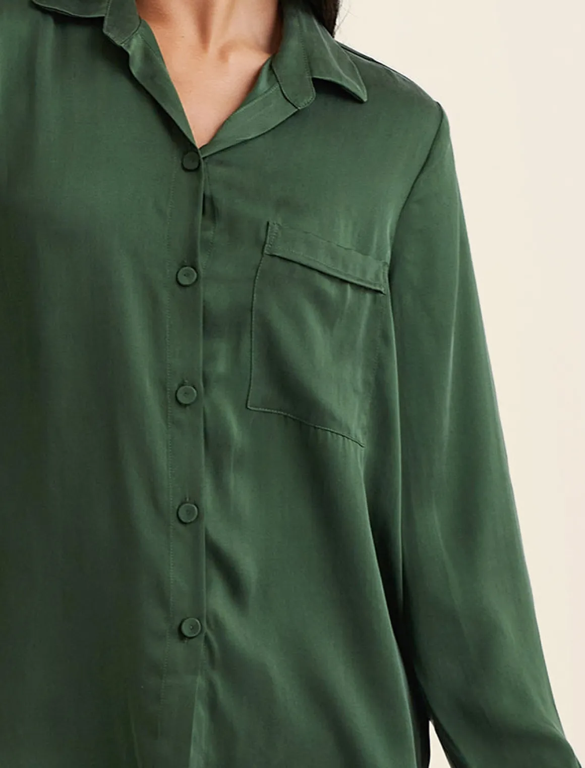 Audrey Washable Silk Full Length PJ