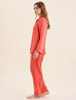 Audrey Washable Silk Full Length PJ