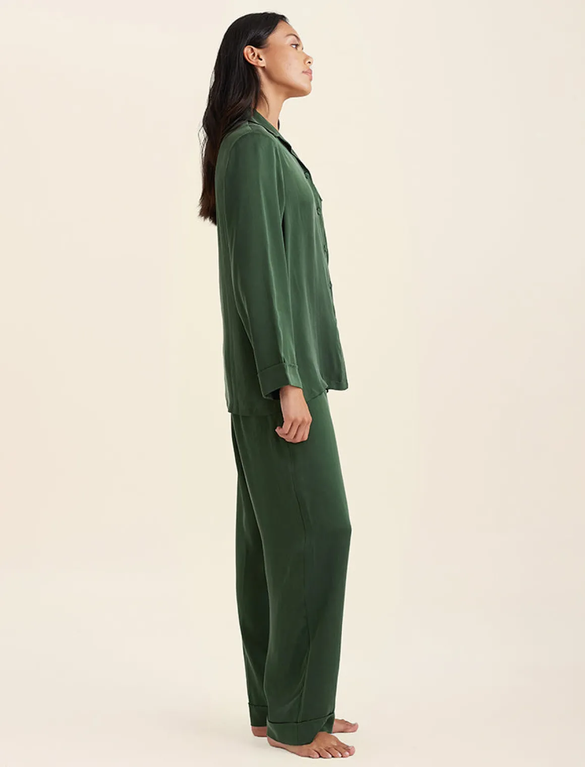 Audrey Washable Silk Full Length PJ