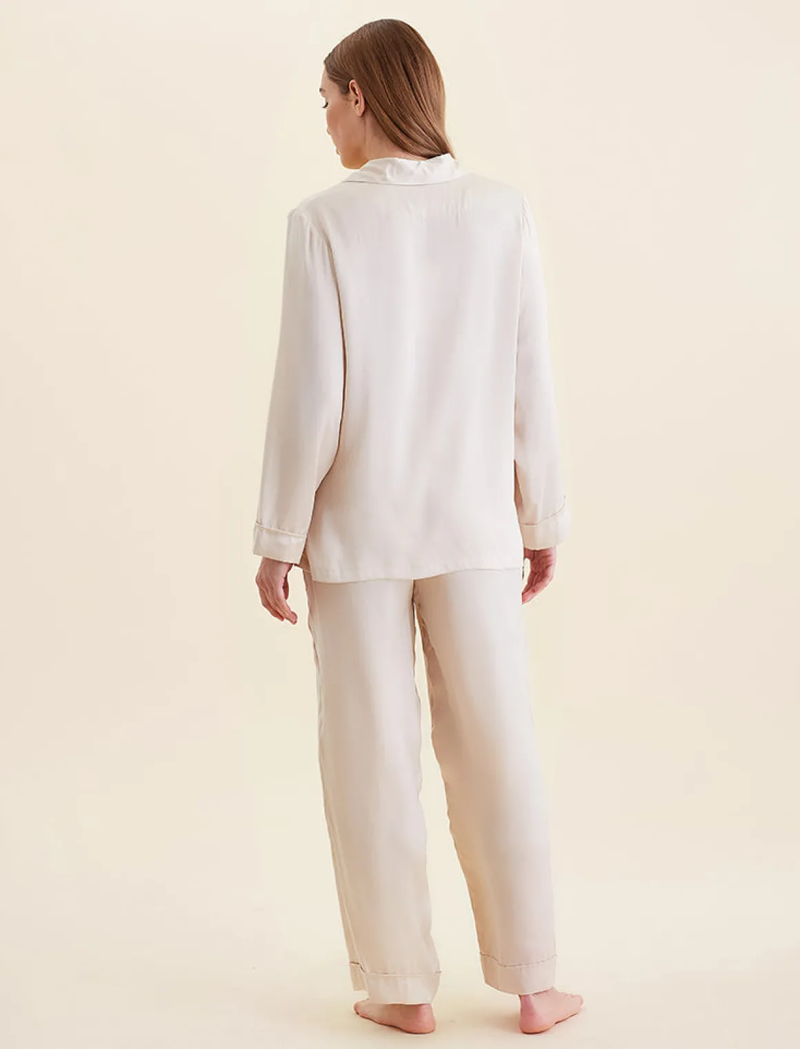 Audrey Washable Silk Full Length PJ