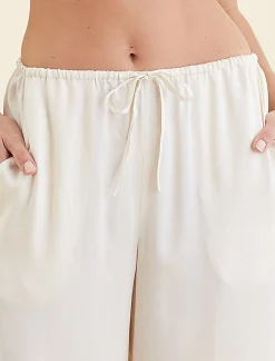 Audrey Washable Silk Wide Leg Pants