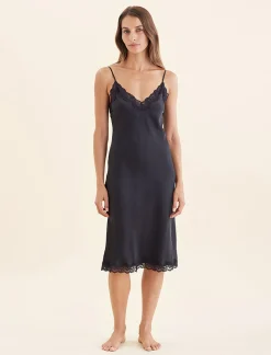 Camille Silk Lace Long Slip