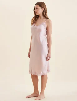 Camille Silk Lace Long Slip