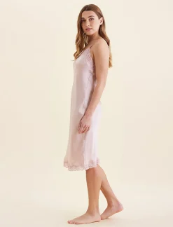 Camille Silk Lace Long Slip