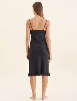 Camille Silk Lace Long Slip