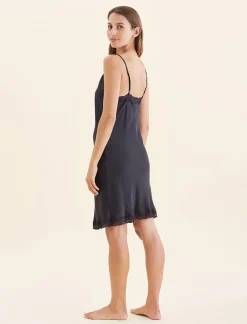 Camille Silk Lace Slip Nightie