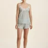 Cheri Blossom Lace Cami and Boxer Set