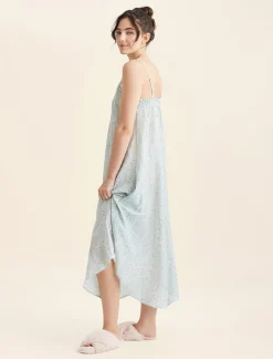 Cheri Blossom Lace Front Maxi Nightie