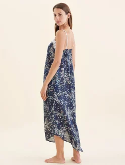 Cheri Blossom Lace Front Maxi Nightie