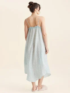 Cheri Blossom Lace Front Maxi Nightie