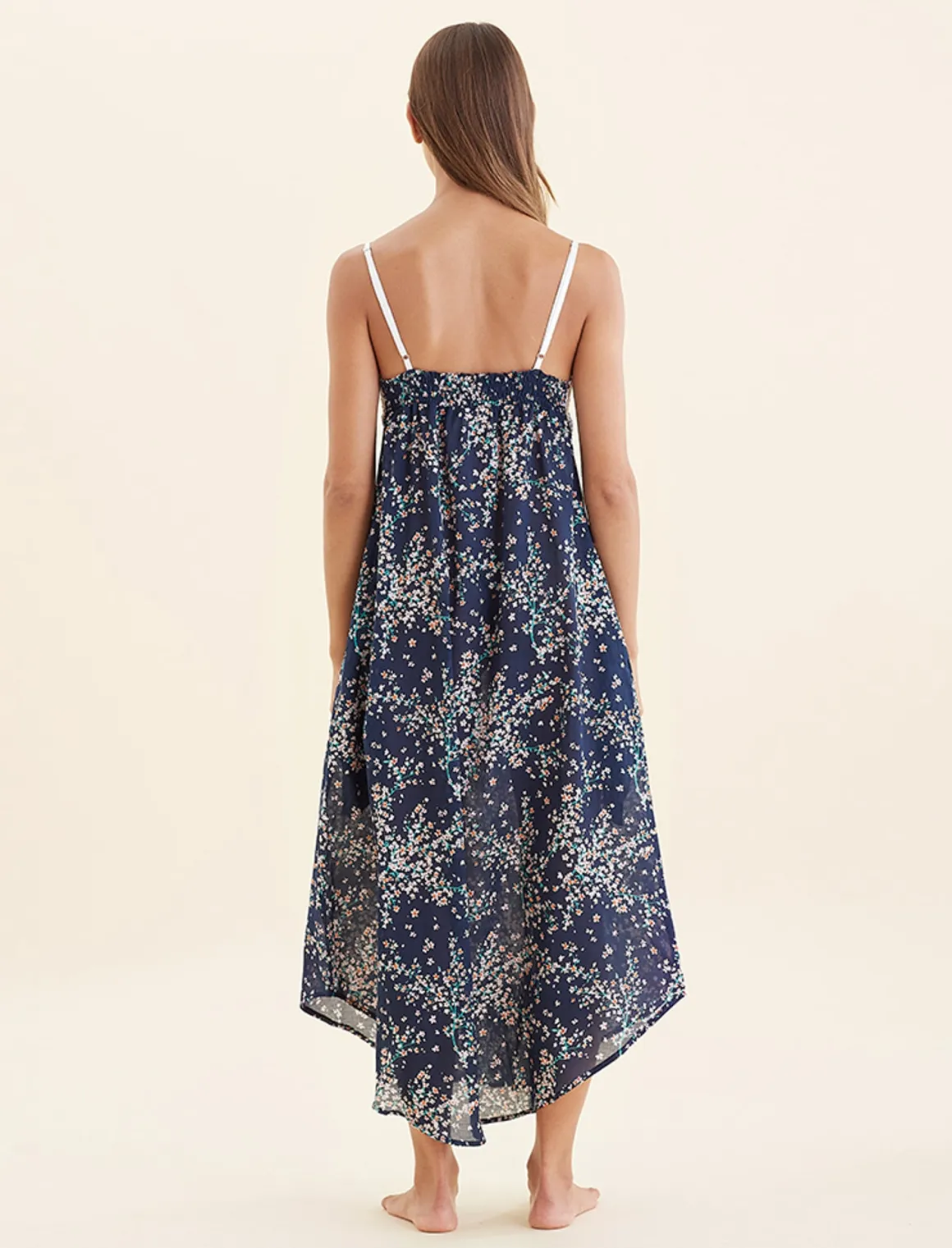 Cheri Blossom Lace Front Maxi Nightie