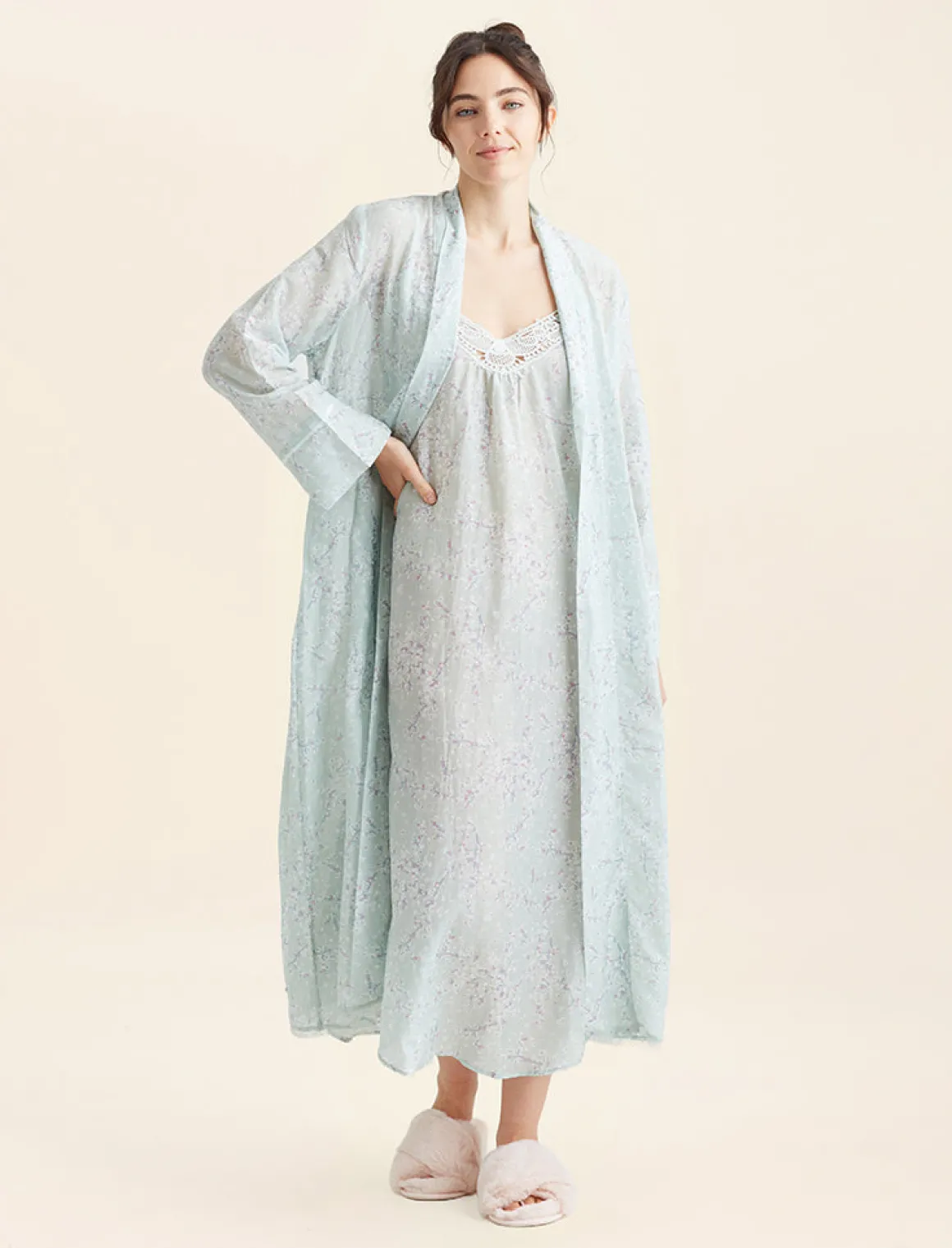 Cheri Blossom Maxi Robe
