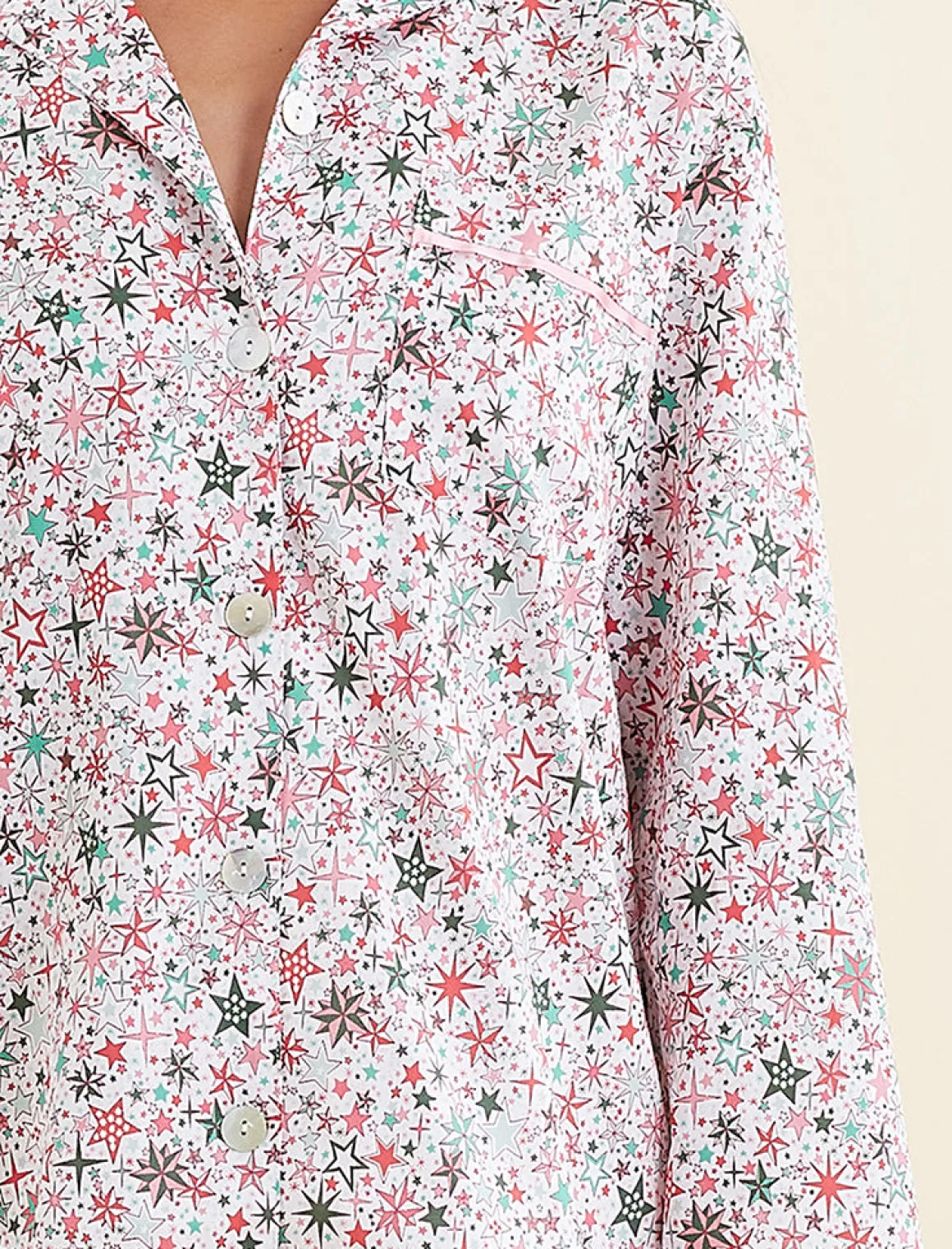 Christmas Stars Full Length PJ Set