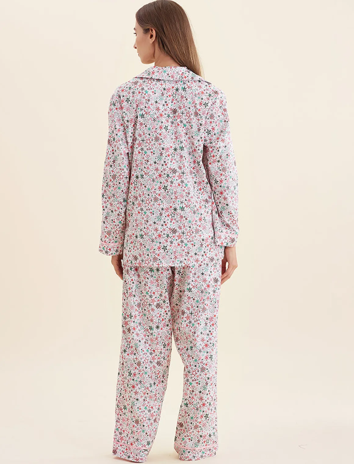 Christmas Stars Full Length PJ Set