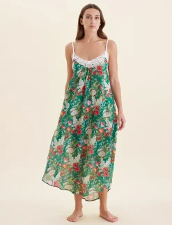 Clara Lace Front Maxi Nightie