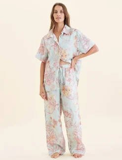 Coco Resort Linen Full Length Pant