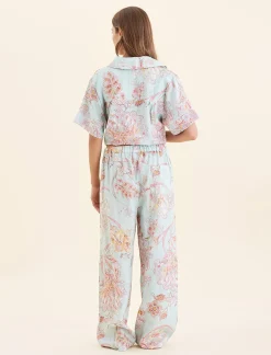 Coco Resort Linen Full Length Pant