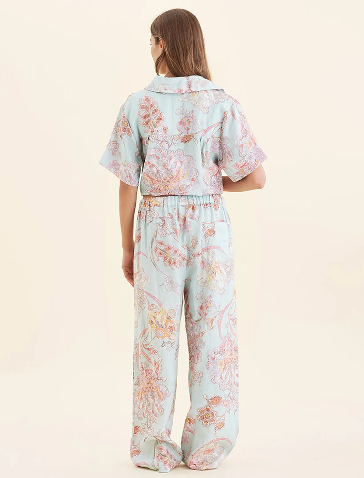 Coco Resort Linen Full Length Pant