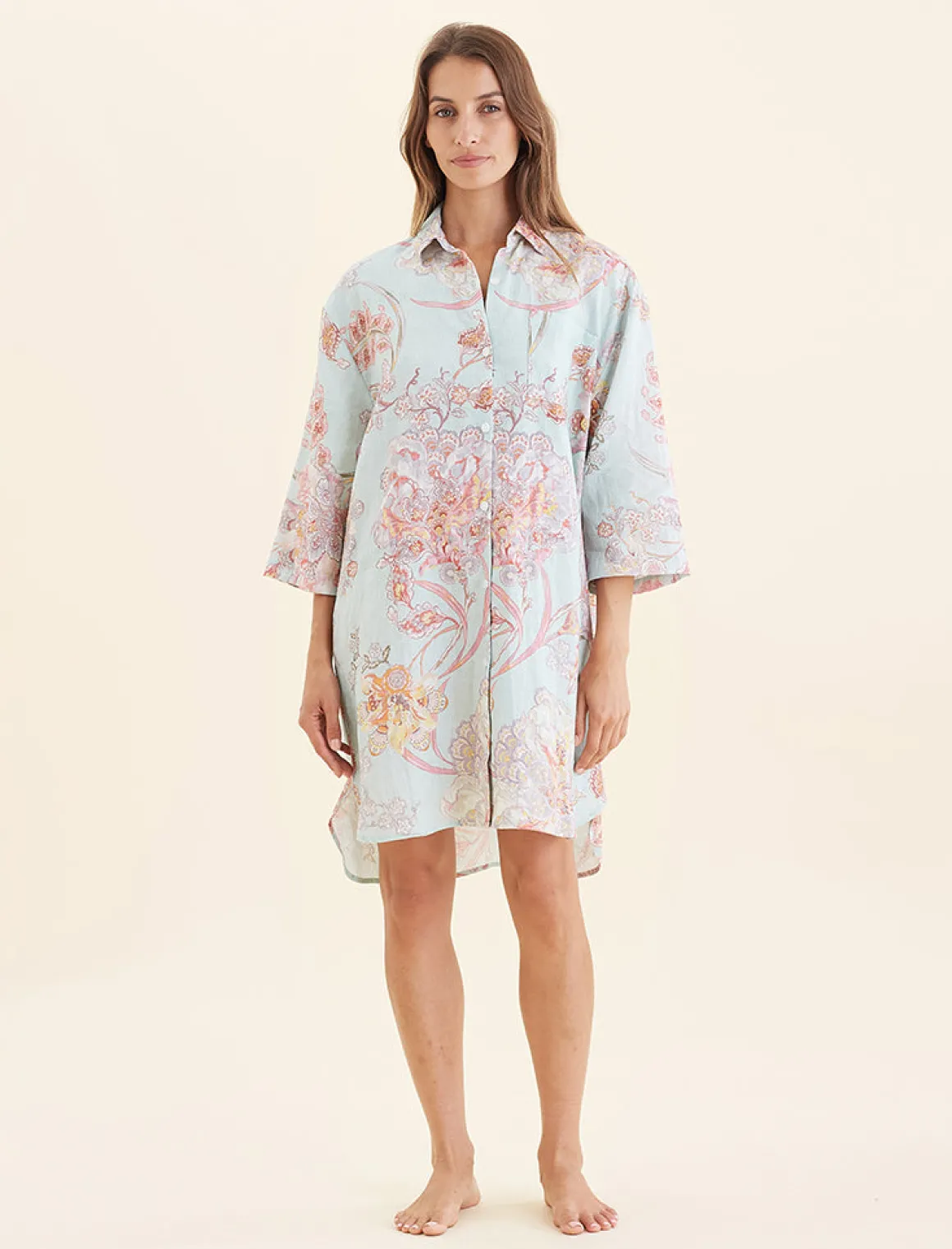 Coco Resort Linen Nightshirt