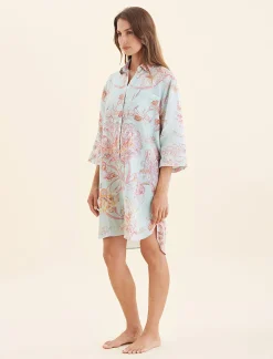 Coco Resort Linen Nightshirt