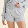 Cosy Cable Cotton Cashmere Short