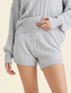 Cosy Cable Cotton Cashmere Short