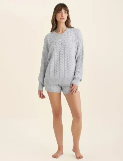 Cosy Cable Cotton Cashmere Short