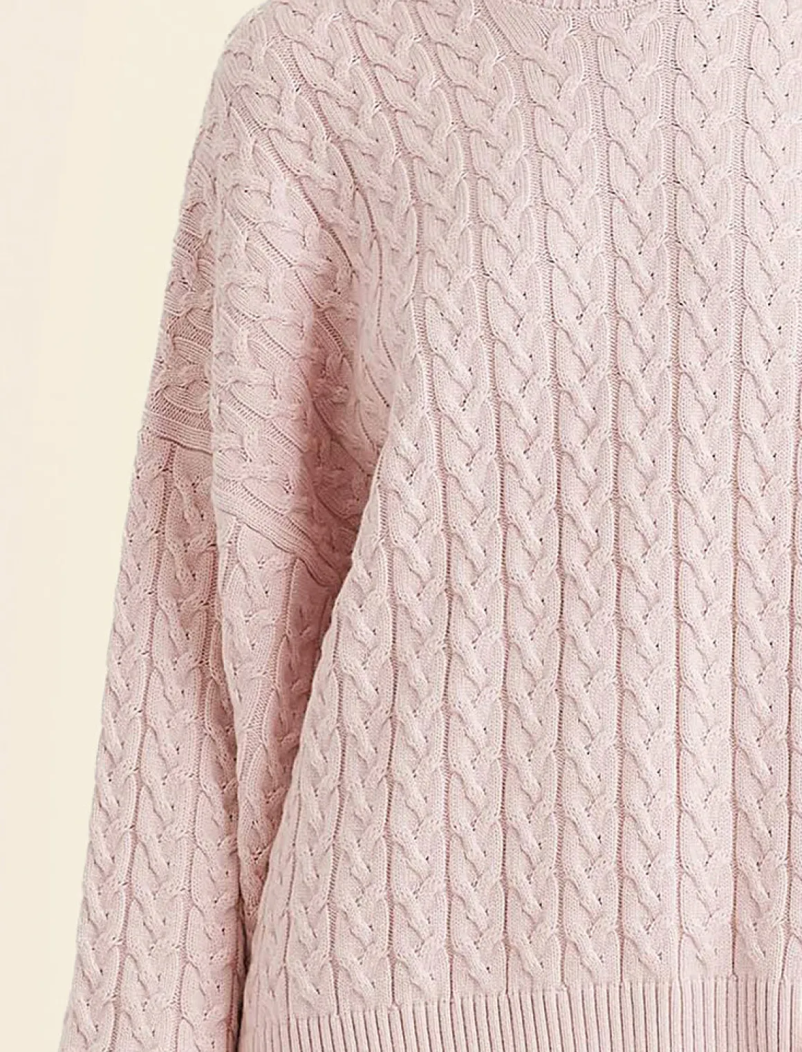 Cosy Cable Cotton Cashmere Jumper