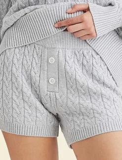 Cosy Cable Cotton Cashmere Short