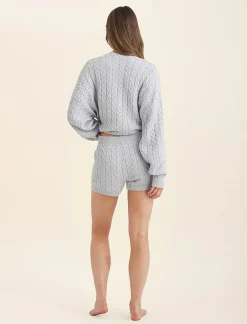 Cosy Cable Cotton Cashmere Short