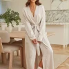 Cotton Cashmere Maxi Robe