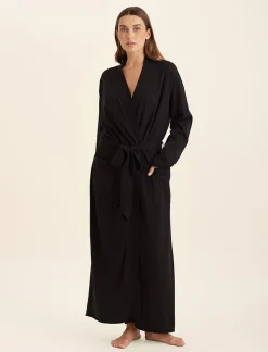 Cotton Cashmere Maxi Robe