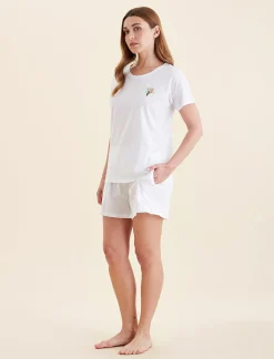 Delphine Embroidered Tee