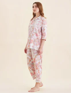 Ella Crop PJ Set with Eye Mask