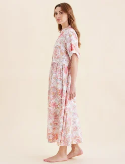Ella Short Sleeve Maxi Nightdress
