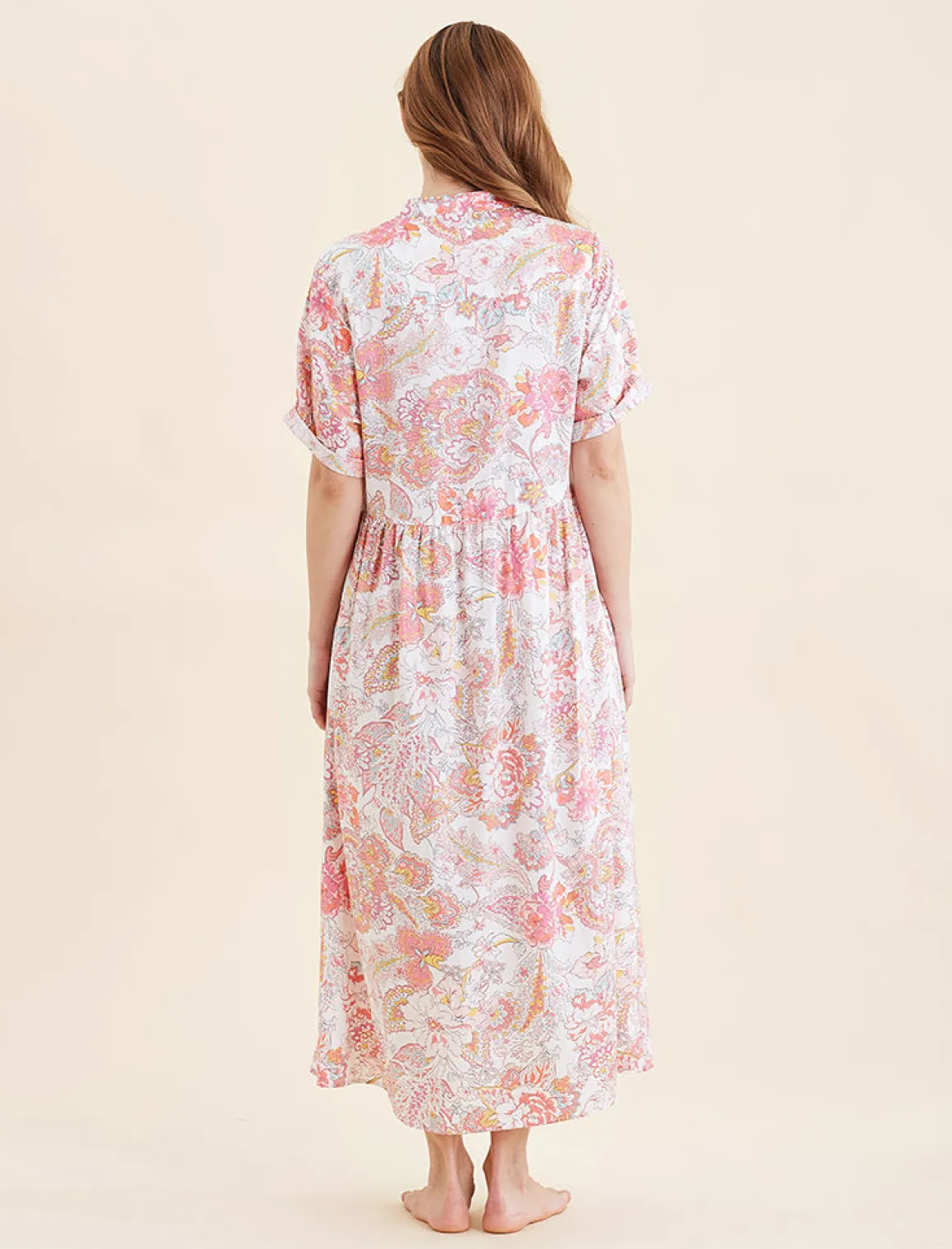 Ella Short Sleeve Maxi Nightdress
