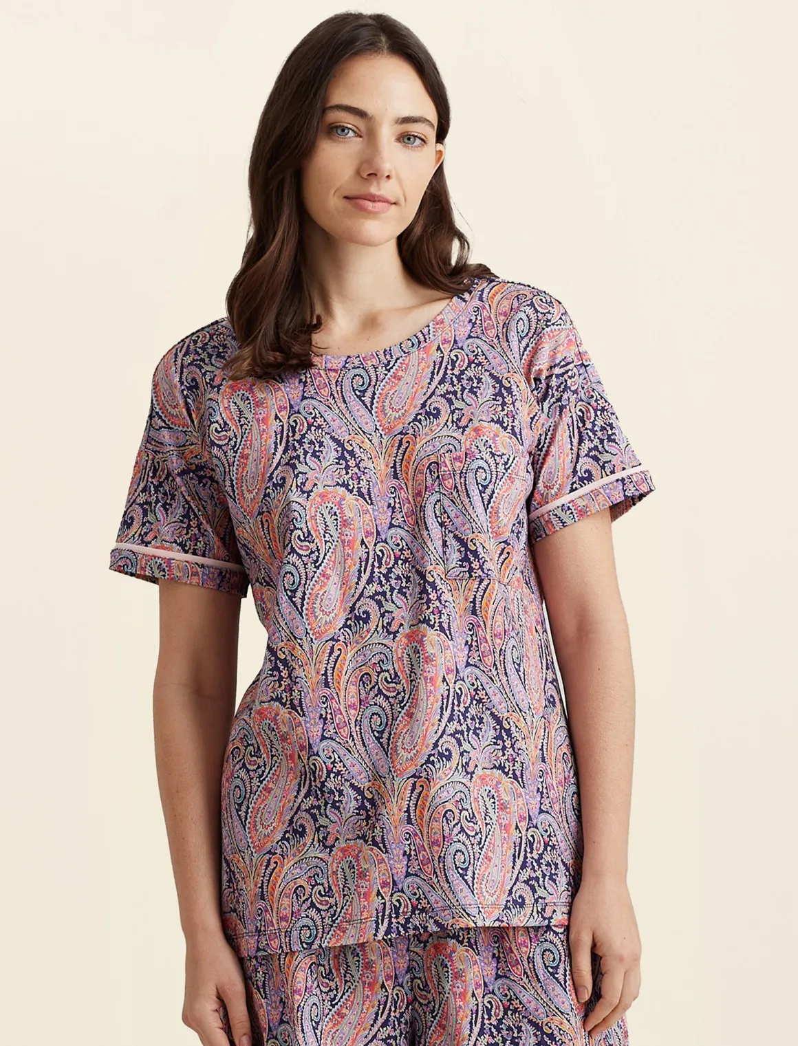Felix & Isabelle Knit Print Tee