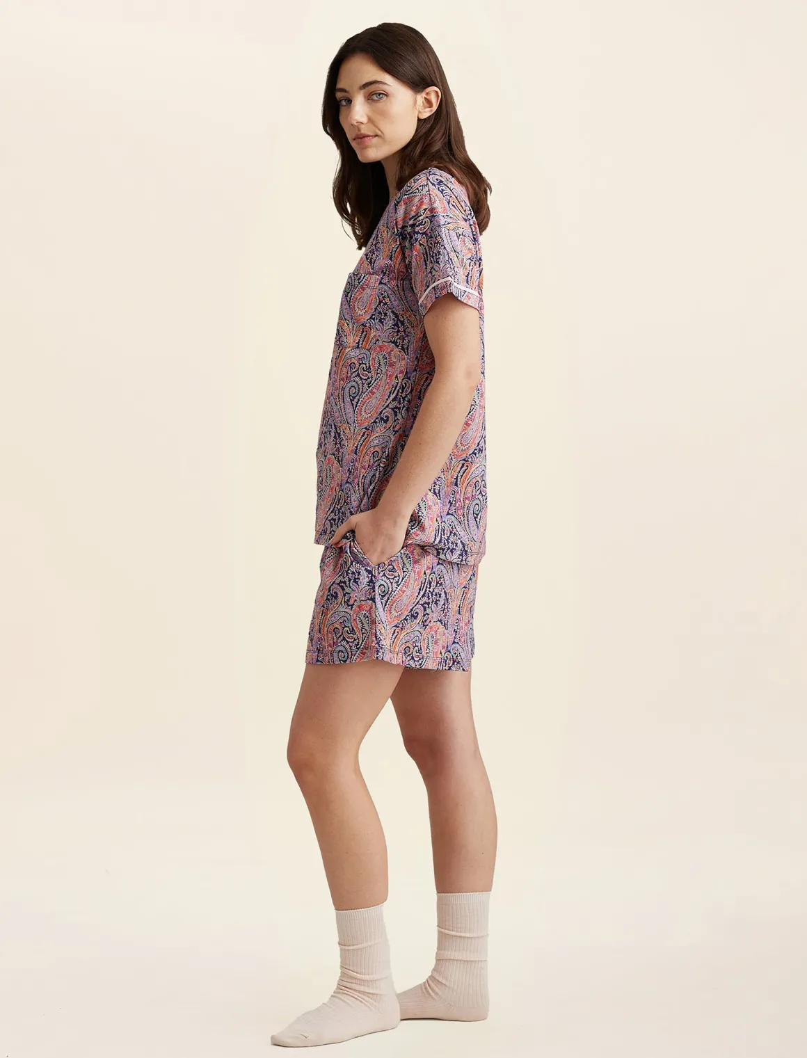 Felix & Isabelle Knit Print Tee